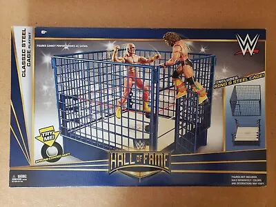WWE ELITE HALL OF FAME WWF CLASSIC STEEL CAGE RING WRESTLING NEW UnOPENED • $199.99
