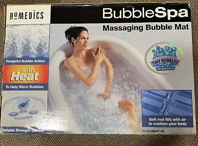 HOMEDICS BMAT-1A Bubble Spa Massaging Bubble Bath Mat With Heat NEW • $100