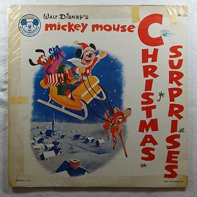 Mickey Mouse Christmas Surprise  Mickey Mouse Club MM-30 Record Album Vinyl LP • $13.84