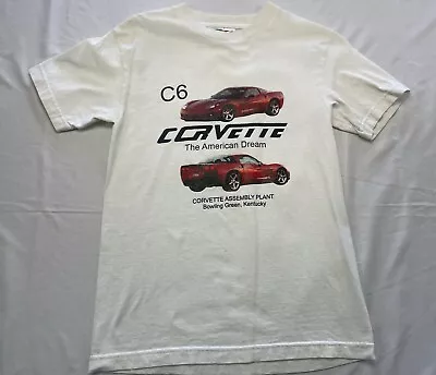 Vintage C6 CORVETTE  The American Dream Corvette Assembly Plant KY T-shirt USA • $15