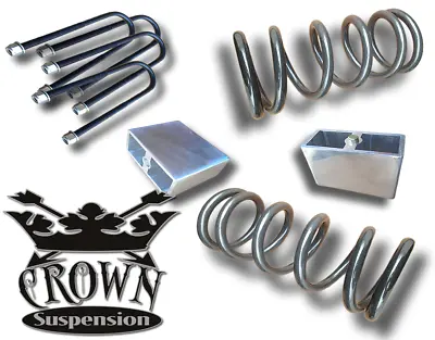 1982-2004 S10 S15 Sonoma Blazer Jimmy 2  Lowering Coil Springs 2  Block Drop Kit • $132.53