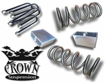 1982-2004 S10 S15 Sonoma Blazer Jimmy 3  Lowering Coil Springs 2  Block Drop Kit • $132.53