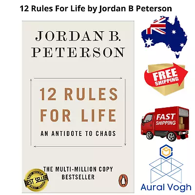 12 Rules For Life By Jordan B Peterson Bestseller (Paperback) • $19.95