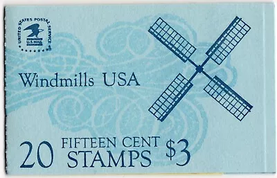 Scott #BK135 (1738-1742a) Windmills Booklet Of 15 Stamps - MNH • $3.31