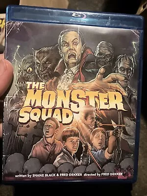 The Monster Squad (Blu-ray 1987 Film)Horror Genre 2 Disc Set Collectible Set • $18