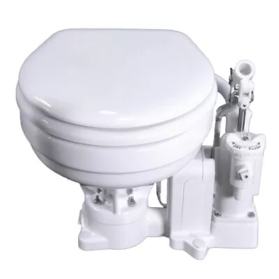 Raritan PH PowerFlush Electric/Manual Toilet - Marine Size - 12v - White P101E12 • $764.99