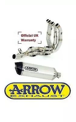 Kawasaki Z750 2007-2014 Arrow Full Exhaust + Race-Tech Alu/Carbon Road Silencer • $1150.29