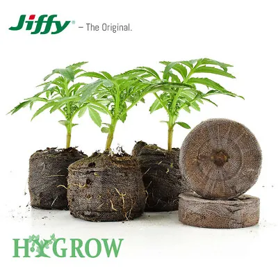 £5.95 • Buy JIFFY-7 Peat Compost Plug Seed Starter Grow Propagation Hydro Pellets 41 X 42mm