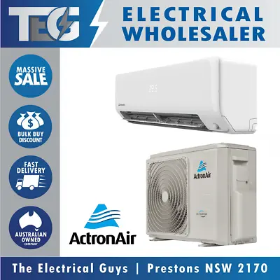 $799 • Buy ACTRON Split System Reverse Cycle Air Conditioner Aircon Cooling Heating Daikin
