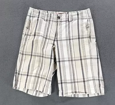 Mossimo Supply Co. Men's Brown Plaid Shorts Size 30 • $9.99