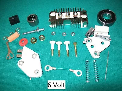 10SI Delco Alternator Positive Ground 6 Volt Regulator Rebuild Conversion Kit • $53.95