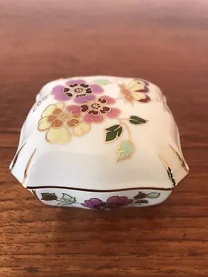 Vintage Zsolnay Pecs Porcelain Lidded Porcelain Box Made In Hungary • $60