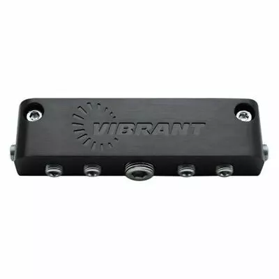 Vibrant Performance 2691 - Aluminum Vacuum Manifold Anodized Black • $67.97