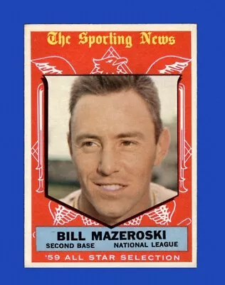 1959 Topps Set-Break #555 Bill Mazeroski As EX-EXMINT *GMCARDS* • $0.79