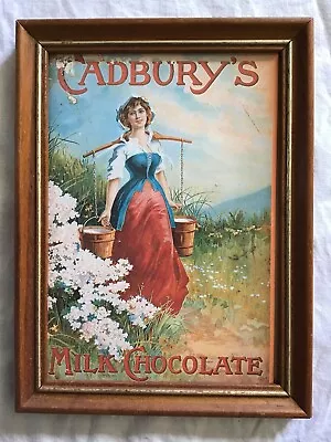 Cadbury Framed Print ~ Vintage 1990 ~ Cadburys Milk Chocolate • $9.94