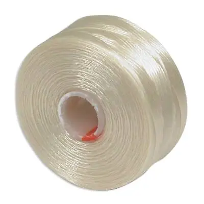 £3.99 • Buy S Lon Nylon Beading Thread - Cream - Size D - Superlon Tex45 - 78yd - S0050