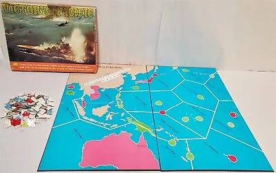 E-560 Avalon Hill Game Co. Vintage '77  Victory In The Pacific  Full Board Game! • $9.99