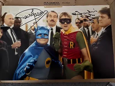 DAVID JASON & NICHOLAS LYNDHURST ONLY FOOLS AND HORSES Batman Signed Photo 12x 8 • £334.99