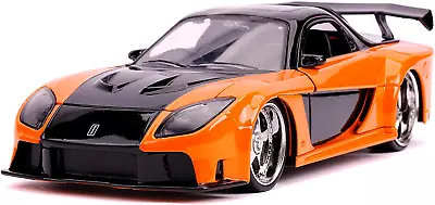 Toys Fast And Furious - Han'S Mazda RX-7 1:24 Scale Diecast Model CarOrange • $55.99