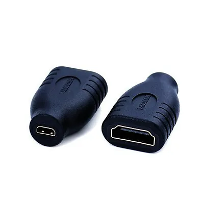 Adapter Coupler Converter Compatible To Micro HDMI Cable To Standard HDMI Female • £3.40