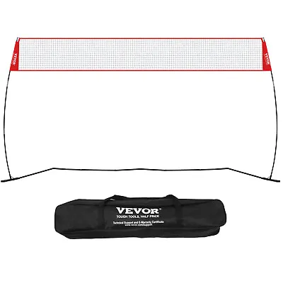 VEVOR Freestanding Volleyball Training Net With Stand Carry Bag Indoor Outdoor • $60.99