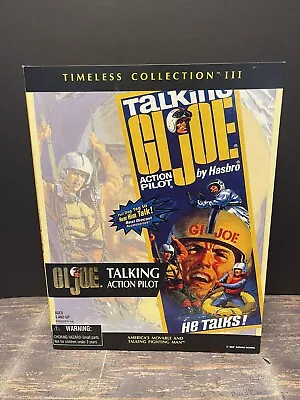 Hasbro GI Joe 12  Talking Action Fighter Pilot Timeless Collection III 2000 New • $94.23