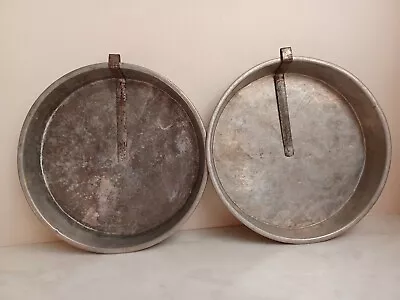 Set Of 2 Vintage Cake Baking Pan Easy Slide Quick Release 9  Unbranded • $15.99