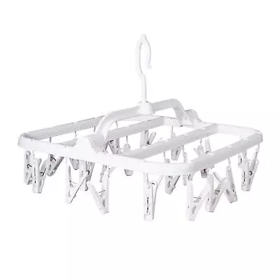 Clip And Drip Hanger Drying Rack For Clothes Underwear Socks Lingerie Bras • $15.30