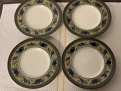 Mikasa  Intaglio Arabella  Set/4 Bread Plates Active Pattern Malaysia 1986 EUC • $19.75