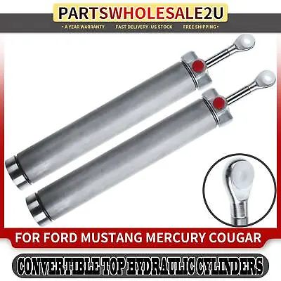 2 Convertible Top Hydraulic Cylinder For Ford Mustang 64-70 Mercury Cougar 69-70 • $93.49