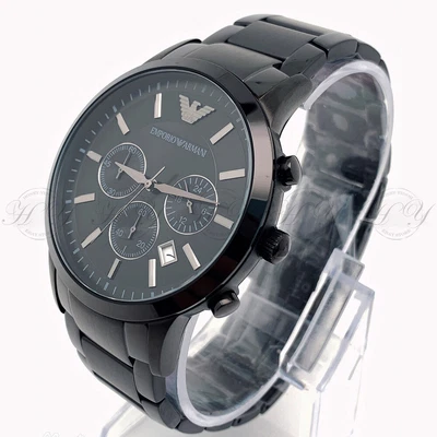 $138 • Buy New Emporio Armani AR2453 Chronograph Stainless Steel Classic Men's Casual Watch