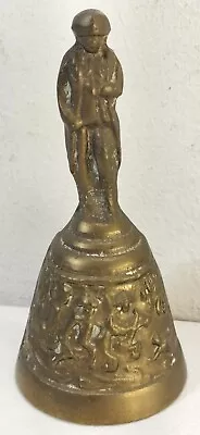 Napoleon Souvenir Of Waterloo Bronze Table Bell (61619) • $17.99