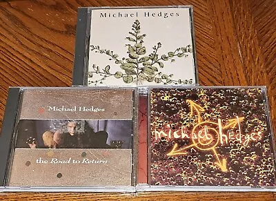 MICHAEL HEDGES-3 CD Lot-TAPROOT THE ROAD TO RETURN ORACLE VG+ RARE! • $13.50