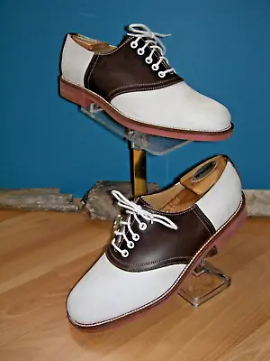 Vintage Gap Brown/white Suede Saddle Shoes Men's 10 1/2 D NOS • $145