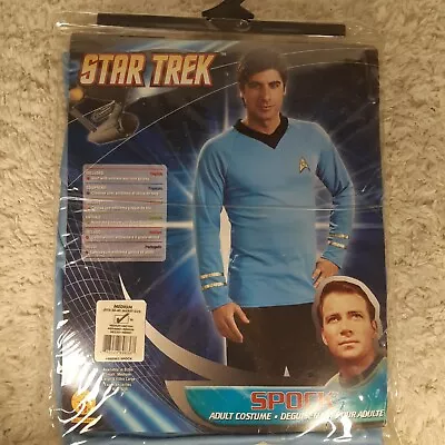 Star Trek Classic Deluxe Spock Shirt Rubie's Adult Halloween Costume Size Medium • $29.99