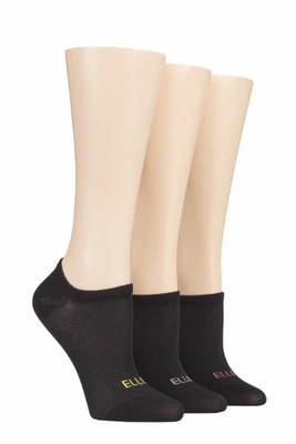 £8.99 • Buy Ladies 3 Pair Elle Sport Mesh Bamboo No Show Socks