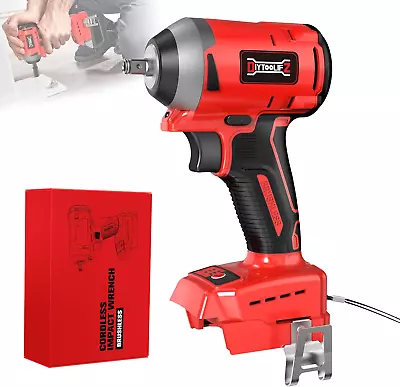 Cordless Impact Wrench For Milwaukee 18V Battery 1/2  Impact Driver Gun High... • $54.99