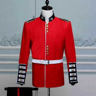 £70.92 • Buy Renaissance Medieval Men British Royal Guard Soldiers Performing Band Costume