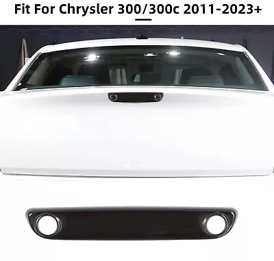 Blackened Rear High-Mounted Brake Light Cover Exterior For Chrysler 300 2011+ AU • $27.99