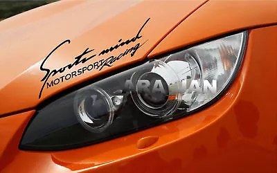 Sports Mind Motorsport Racing Decal Sticker Sport Car Hood Logo Auto Emblem  • $21.21