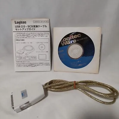 £156.43 • Buy Logitec LUB-SC2 SCSI To USB Conversion Cable /w Manual, Utilities Driver Disk