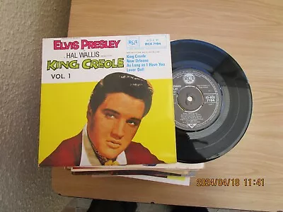 Elvis Presley=king Creole-vol.1  E.p.  P/c  Ex+ • $2.18