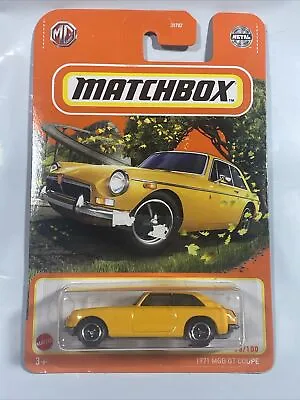 Matchbox 1971 MGB GT Coupe Model Number MB1213 NEW Unopened Package 2022 • $3.99