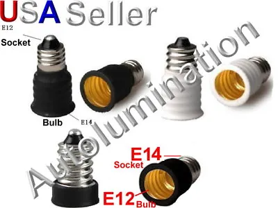 E14 Lamp To E12 Socket Bulbs Adapter Holder Converter Led Candelabra Base • $0.99