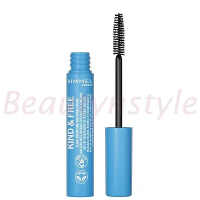 Rimmel London Kind & Free Clean Vegan Mascara 001 Black - NEW SEALED • £6.49