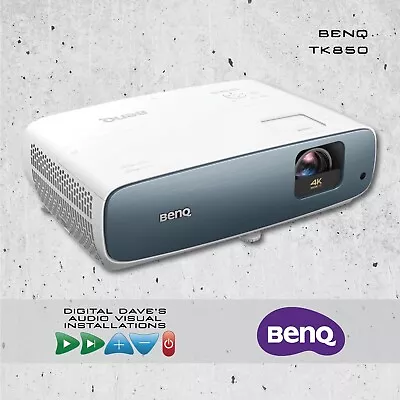 $2590 • Buy BenQ TK850 DLP 4K UHD 3D Home Theatre Projector, Australian Stock. RRP: $3,299