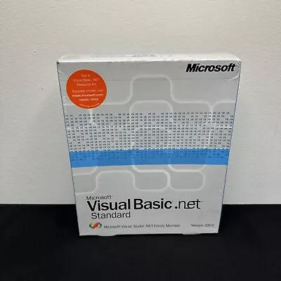 Microsoft Visual Basic .NET Standard 2003 - BRAND NEW SEALED • $49.99