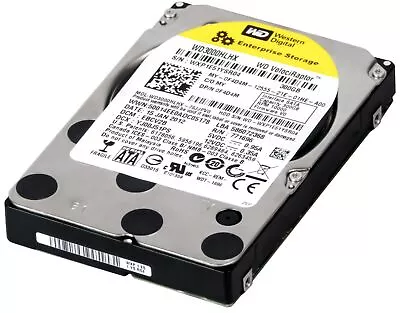 Hard Drive Dell 0F4D4M WD3000HLHX 300GB 10000U/Min 32MB SATA III 2.5   Inch • $375.84