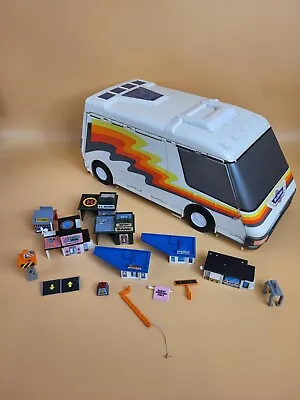 Micro Machines Super Van City Retro Vintage Toy Play Set By Galoob + Spare Parts • £36.89