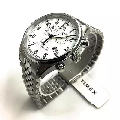 Men's Timex Waterbury Chronograph Steel Watch TW2R88500 • $121.63